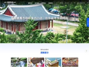 서울관광 중문 간체  인증 화면